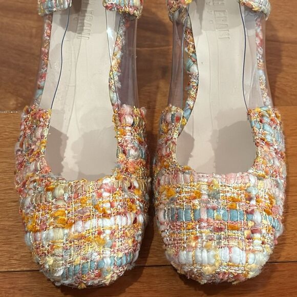 NWOT Ritch Erani NYFC Tweed Tweed Pattern D'Orsay Pumps Women's Size 37 - Picture 2 of 10